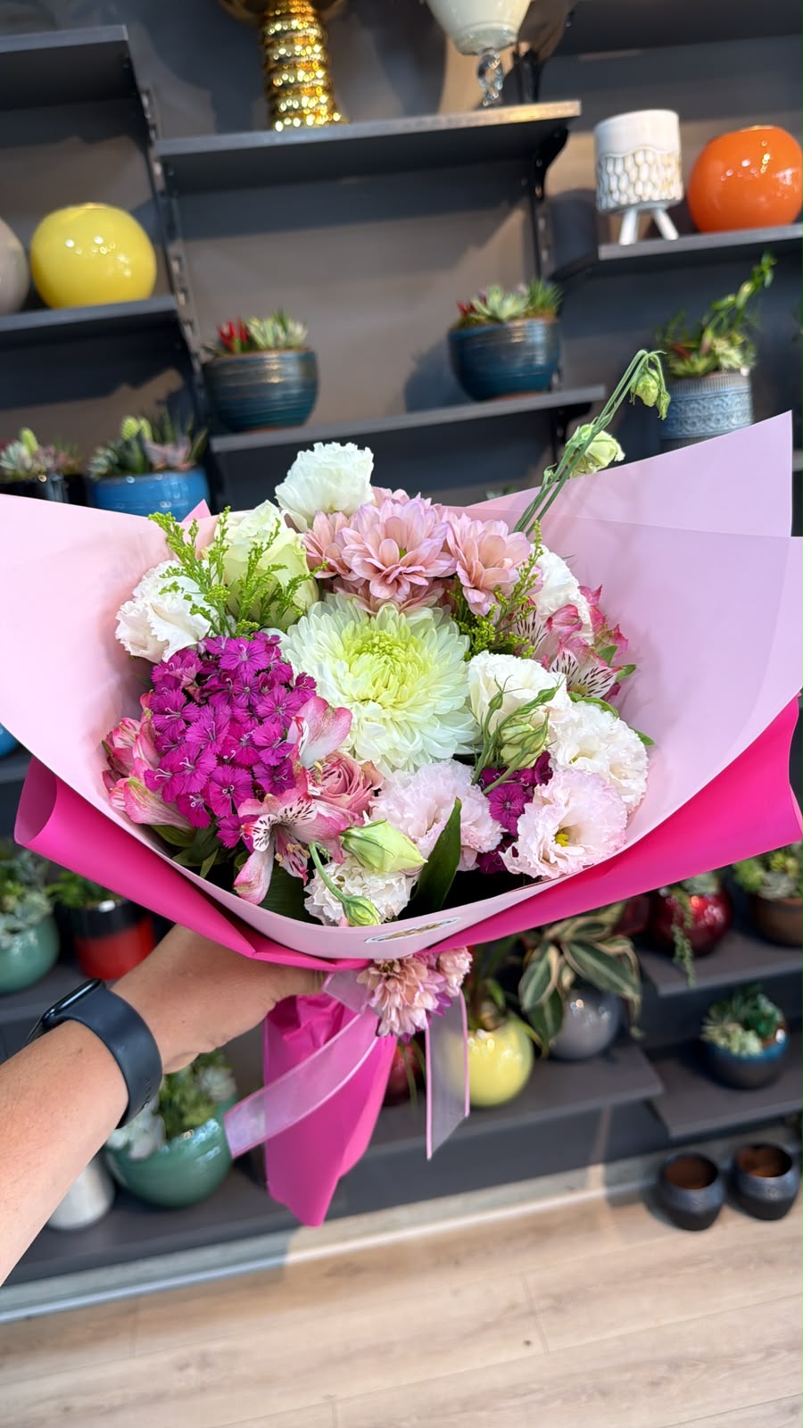Karışık Pembe Buket